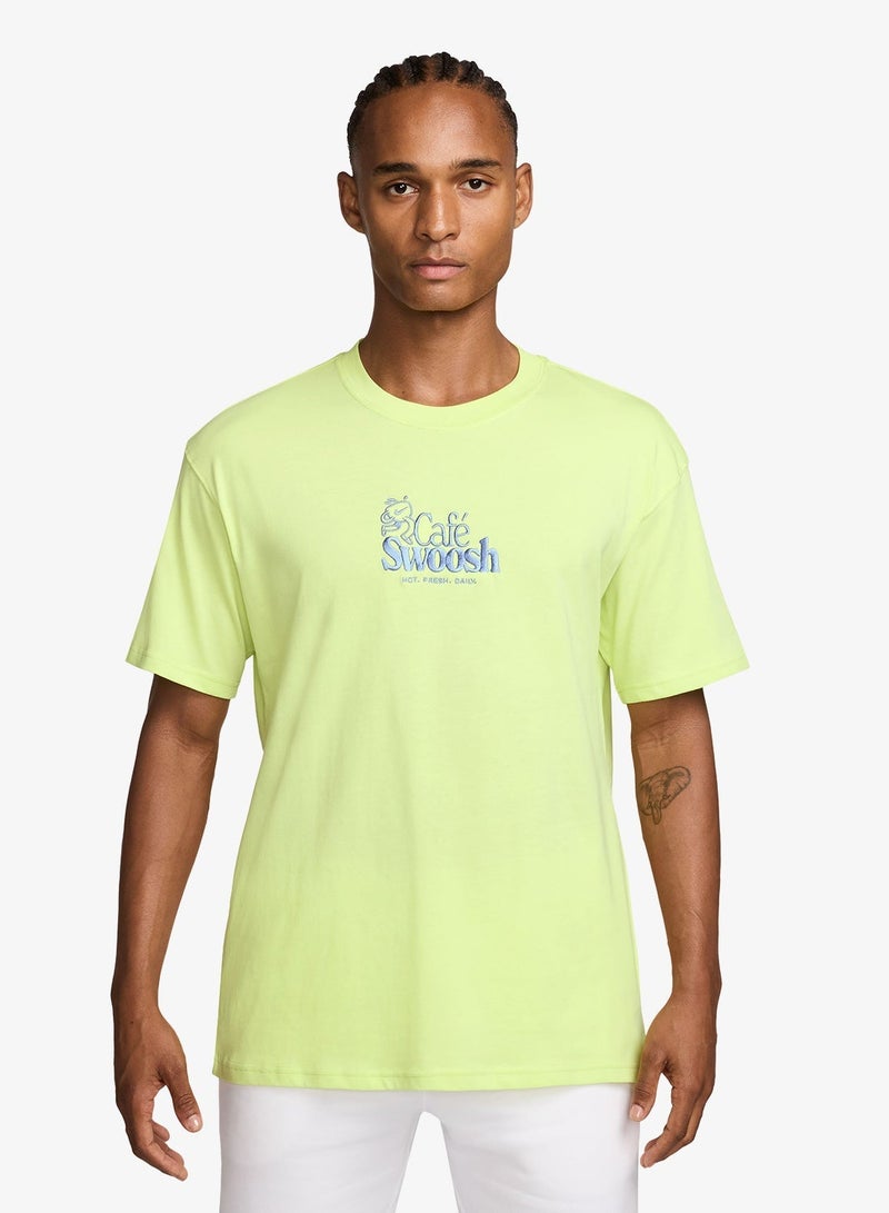 Nike Nsw Café Swoosh Illustration Loose T-Shirt - Image 1